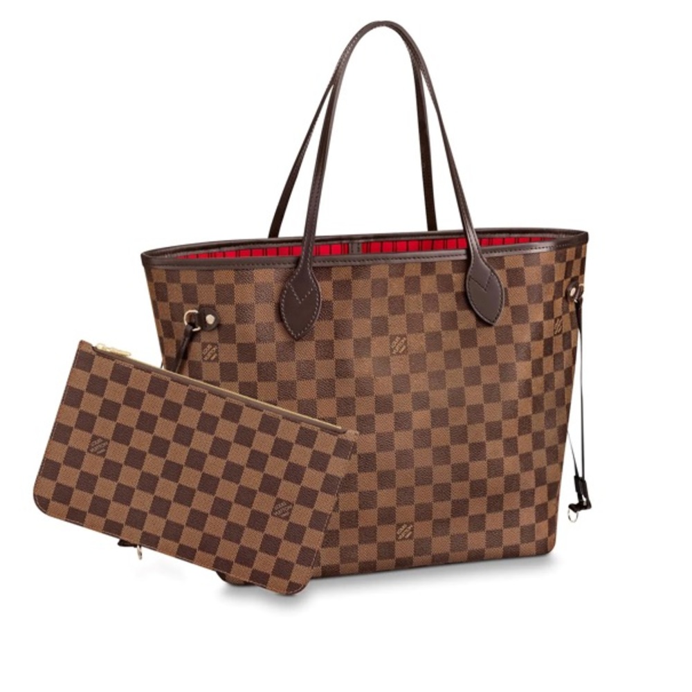 SOLD❌Authentic Neverfull DE MM/GM Pouch in Red Interior - Picture 2 of 16